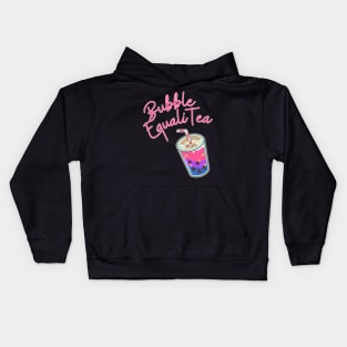 Bubble EqualiTea - Anime Kawaii Bubble Tea Kids Hoodie